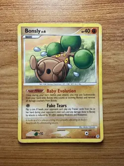 Bonsly 71/130 - Diamond and Pearl (MP-HP) - Pokemon TCG - Image 1