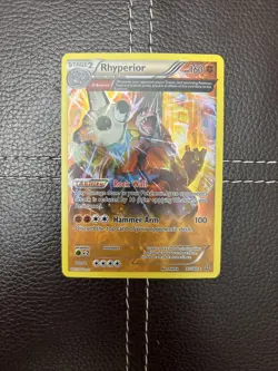 Pokemon TCG - Rhyperior - 77/160 - XY Primal Clash - LP Holo Rare (2015) - Image 1