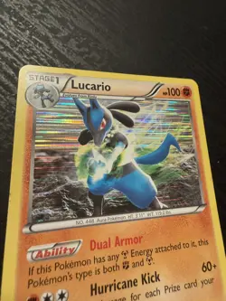Pokemon TCG Lucario Reverse Holo Rare Card 78/135 Plasma Storm - Image 2