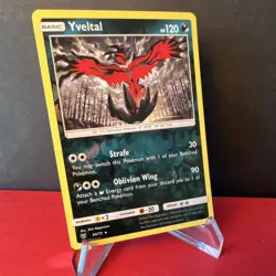 Pokemon Yveltal 54/73 Shining Legends Reverse Holo Rare - NM - Image 1