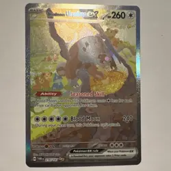 Pokemon Bloodmoon Ursaluna EX 216/167 Sv06 Twilight Masquerade Holo 260 HP - Image 1