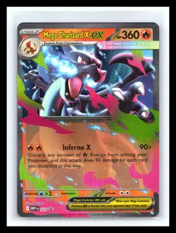 💥 Mega Charizard X EX 029 Black Star Promo Mega Evolution Pokemon 2026 - Image 1