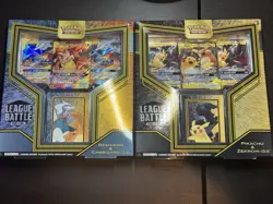 Pokemon TCG League Battle Deck x2 Pikachu & Zekrom GX + Reshiram & Charizard Gx - Image 1