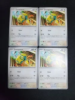 Dunsparce 079/131 x4 Playset 4x - Pokemon S&V Prismatic Evolutions PRE - Image 1
