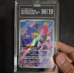 TAG 10 GEM MINT JAPANESE POKEMON 2025 Team Rocket's Murkrow 106/098 sv10 2025 - Image 1