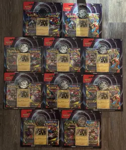 Pokemon Mega Evolution & Phantasmal Flames Raikou 2-Pack Blister Lot Of 10 - Image 1