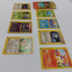 Pokemon E-Reader 8 Card Lot Near Mint: Reverse Holo Gastly, Magikarp & More - Image 4