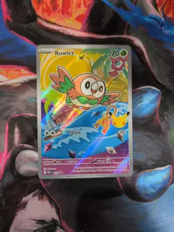 Rowlet 043 MEP Black Star Promo First Partner Illustration Collection Pokemon - Image 1