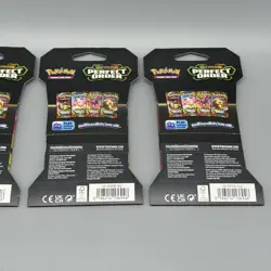 Pokemon TCG Perfect Order Set of 4 Sleeved Booster Packs Sealed New - Image 4