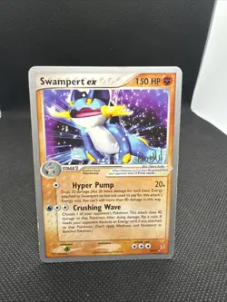 Swampert ex - 2004 (Reed Weichler) 95/95 World Championship Deck Pokemon TCG LP - Image 1