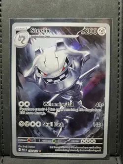 Steelix - 150/132 - Pokemon Mega Evolution Illustration Rare NM - Image 1