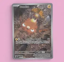 Stunfisk - 202/191 - Pokemon Surging Sparks Illustration Rare NM - Image 1