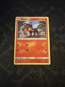 Litten 3/12 Holo Pokemon 2016 McDonald's Promo - Image 1