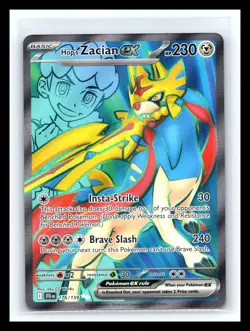 💥 Hop's Zacian ex 176/159 SV09: Journey Together Ultra Rare Pokemon Holo - Image 1