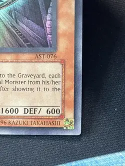 Yugioh EMISSARY OF THE AFTERLIFE AST-076 1st EDITION Super Rare See Description - Image 3