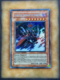 Yugioh Gorz the Emissary of Darkness RP02-EN000 Secret Rare Limited Edition VLP - Image 1