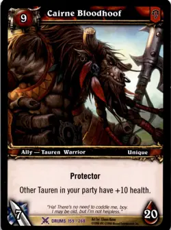 Cairne Bloodhoof EPIC World of Warcraft TCG WOW - Image 1