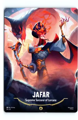 Jafar - Supreme Sorcerer of Lorcana Illumineer's Quest Palace Heist Jumbo 3.5x5 - Image 1