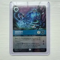 Disney Lorcana Kristoff Mining the Ruins 218/204 Epic Foil Whispers In the Well - Image 1