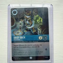 Disney Lorcana Daisy Duck Ghost Finder 217/204 EPIC Whispers In The Well - Image 1