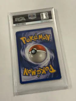 2000 Pokemon Gym Heroes Unlimited Lt. Surge #101 PSA 8 Graded Card - Image 2