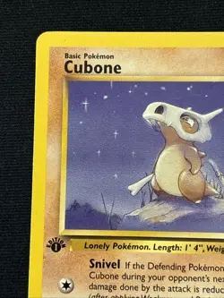 Pokemon Cubone Jungle 1st Edition 50/64 Regular Common English Non Holo Card - Image 5