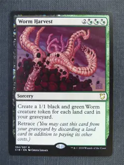Worm Harvest - Mtg Magic Cards #4AC - Image 1
