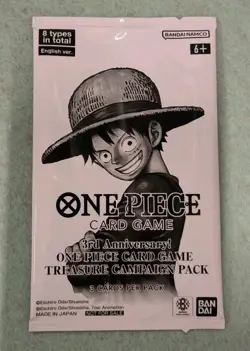 One Piece Card Game 3rd Anniversary One Piece Card Game Treasure Campaign Packs - Image 4