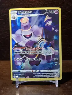 Pokemon TCG Dusknoir Sword & Shield Brilliant Stars Holo Card TG06/TG30 NM - Image 1