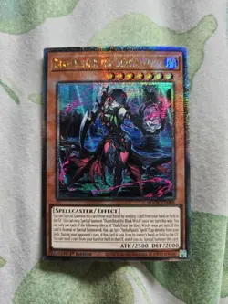Diabellstar the Black Witch AGOV-EN006 Quarter Century Rare Yu-Gi-Oh Card - Image 1