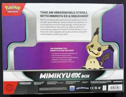 Pokemon TCG Mimikyu ex Box Factory Sealed – Promo Card + 4 Booster Packs New - Image 2
