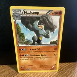 Pokemon Machamp 50/101 Stage 2 Regular 140 HP English TCG Card 2007 - Image 1