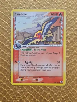 Pokemon Card - Swellow Dragon Frontiers 40/101 Uncommon Reverse Holo Stamped - Image 1