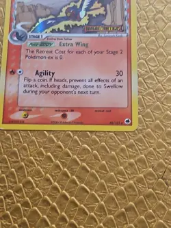 Pokemon Card - Swellow Dragon Frontiers 40/101 Uncommon Reverse Holo Stamped - Image 5