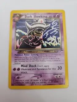 Pokemon TCG Dark Slowking Neo Destiny Card 20/105 Unlimited Rare LP - Image 1