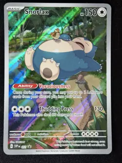 Pokemon Snorlax 051 Sv: Scarlet & Violet Promo Holo Card Basic Stage 150 HP - Image 2