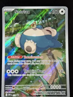 Pokemon Snorlax 051 Sv: Scarlet & Violet Promo Holo Card Basic Stage 150 HP - Image 5