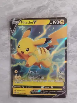 Pikachu V SWSH063 SWSH: Sword & Shield Promo Cards Holo - Image 1