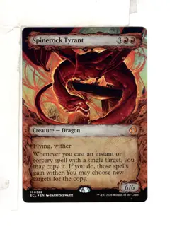 MTG SkeenAB Spinerock Tyrant SHOWCASE FOIL from ECL. NM. - Image 1