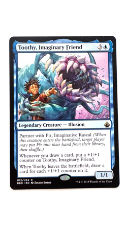 Toothy Imaginary Friend 012/254 - Battlebond- Regular - MTG - NM - Image 1