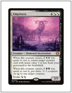 1x Emptiness, Lorwyn Eclipsed, Magic the Gathering, MTG NM - Image 1