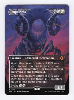 Emptiness (Borderless) 0294 (M) MTG Lorwyn Eclipsed (ECL) - Image 1