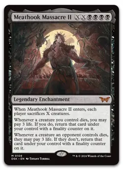 Meathook Massacre II #0108 MTG Duskmourn: House of Horror DSK Mythic Near Mint - Image 1