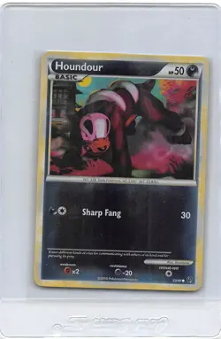 HOUNDOUR 53/90 - REVERSE Holo - COMMON - HGSS Undaunted - 2010 POKEMON Card - NM - Image 1