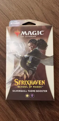 Magic the Gathering Strixhaven School of Mages Silverquill Theme Booster - Image 1