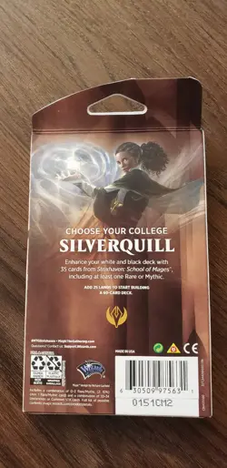 Magic the Gathering Strixhaven School of Mages Silverquill Theme Booster - Image 2