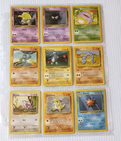 1999 Pokemon Base Set Cards Uncommon & Common - 44 Card Lot LP WOTC - Image 4