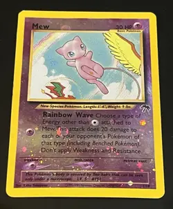 Mew 1/18 Southern Islands Pokemon TCG Reverse Holo Rare - Image 1