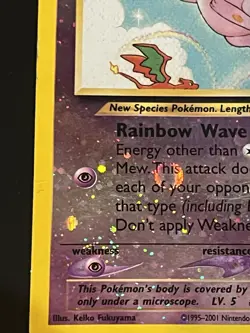 Mew 1/18 Southern Islands Pokemon TCG Reverse Holo Rare - Image 4