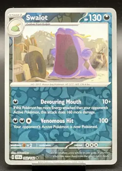 Pokemon Swalot 092/142 Reverse Holo Stellar Crown TCG NM+ - Image 1